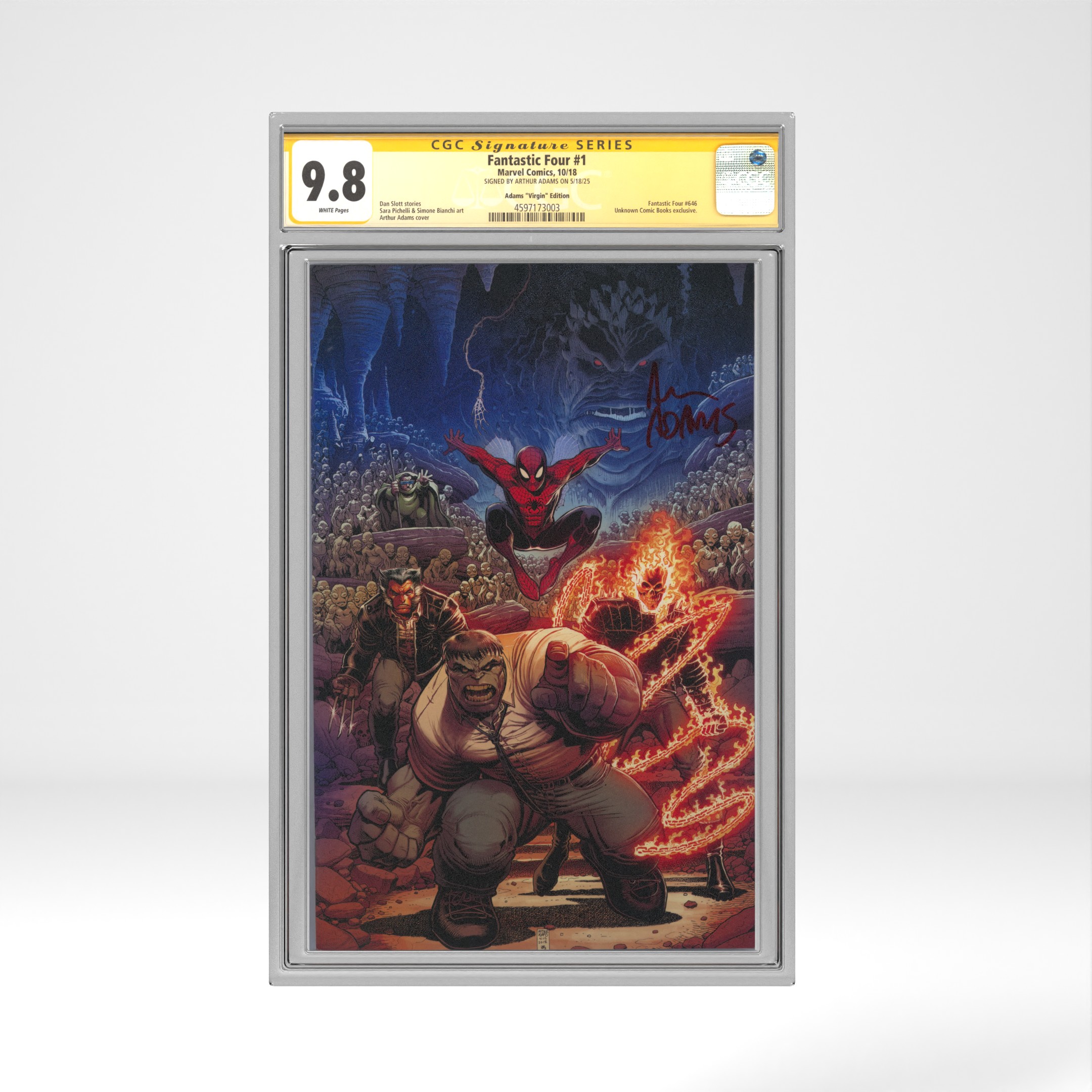Fantastic Four #1 (Arthur Adams Variant) CGC 9.8 Marvel Comics