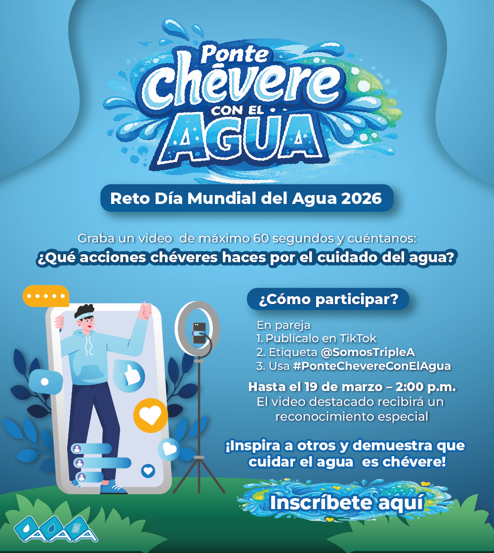“Ponte Chévere con el Agua”, el reto creativo de Triple A para estudiantes del Atlántico