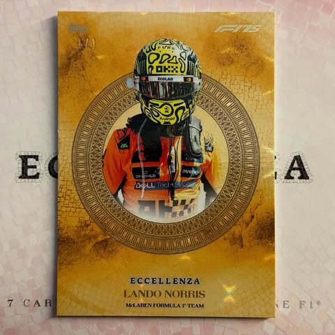 🚨Group Break Hits🚨 We just pulled 2025 Topps F1 ECCELLENZA Lando Norris Eccellenza /1