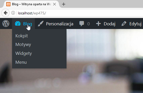 wordpress kokpit nawigacja 2