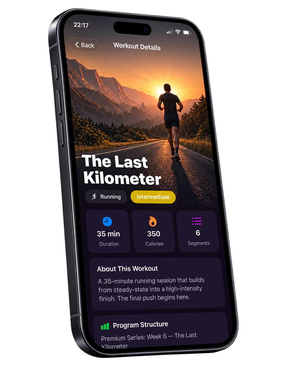 née audio player showing The Last Kilometre