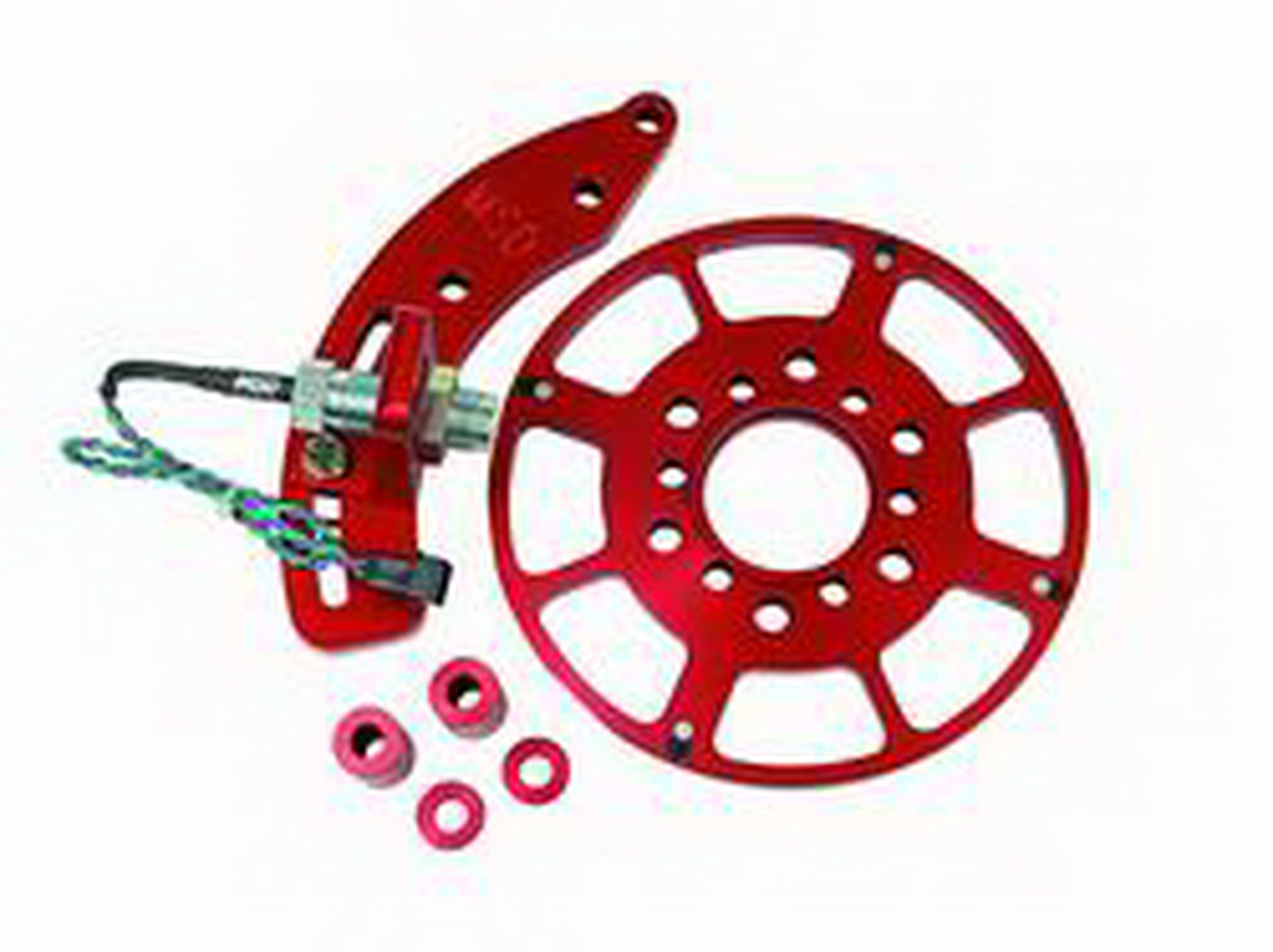 MSD Performance 8600 MSD Crank Trigger Wheel Kit - Flying Magnet - SBC ...