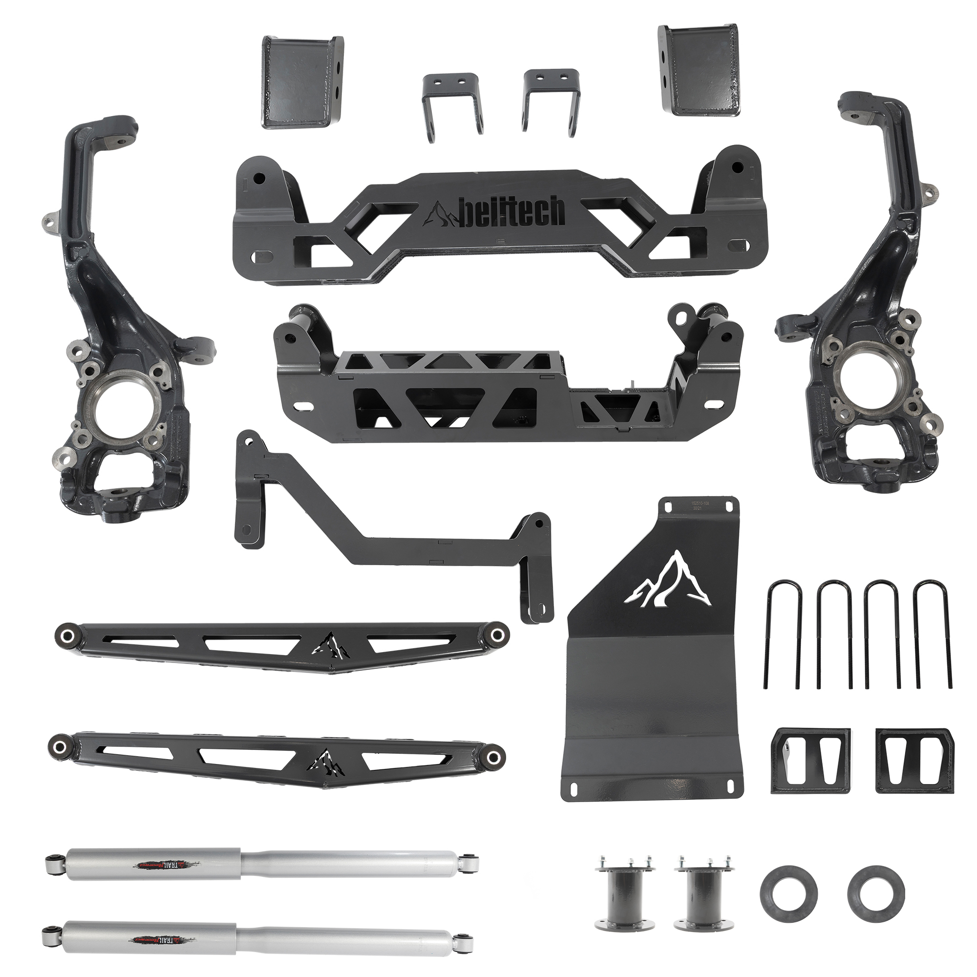 Belltech 152510BK 2021 Ford F-150 4wd (All Cabs) 6