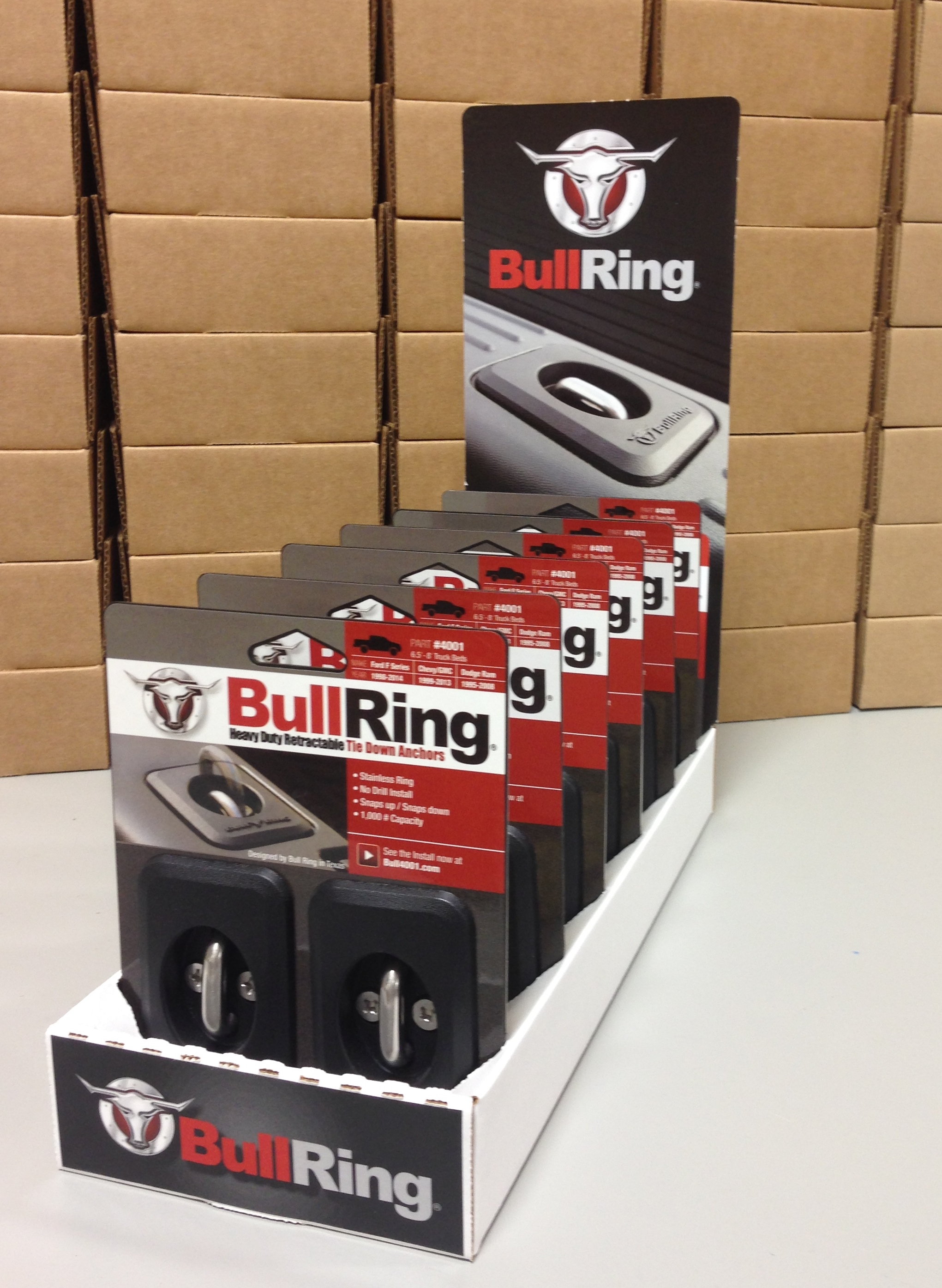 Bull Ring USA 4098-HC-6 Raised Fit Retractable
