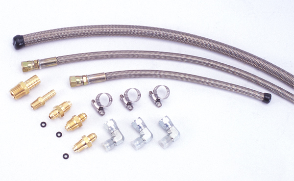 Flaming River FR1610 Stainless Braided Hose Kit Flaming River FR1610 Stainless Braided Hose Kit
