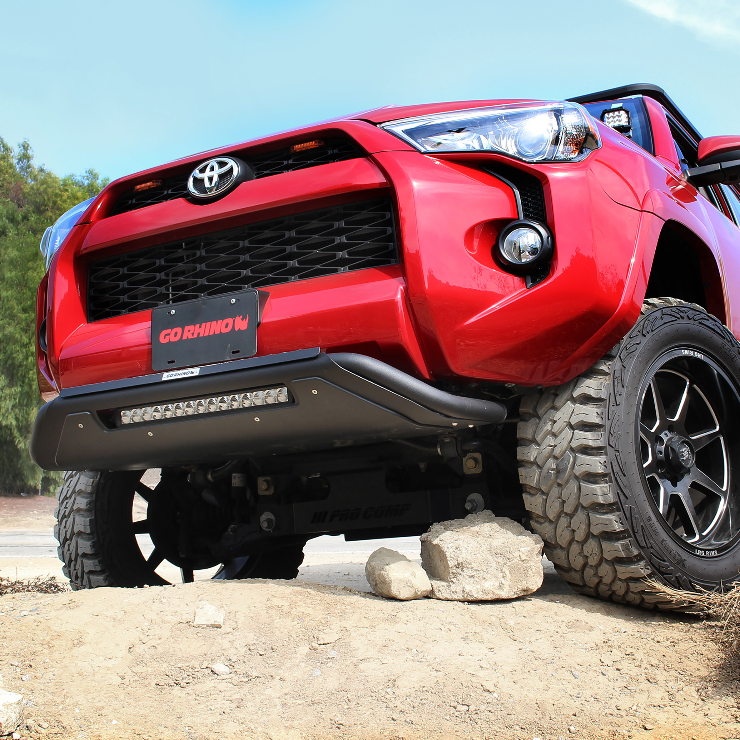 Go Rhino 5614620LT RC3 LR Skid Plate Bull Bar with Mounting Brackets ...