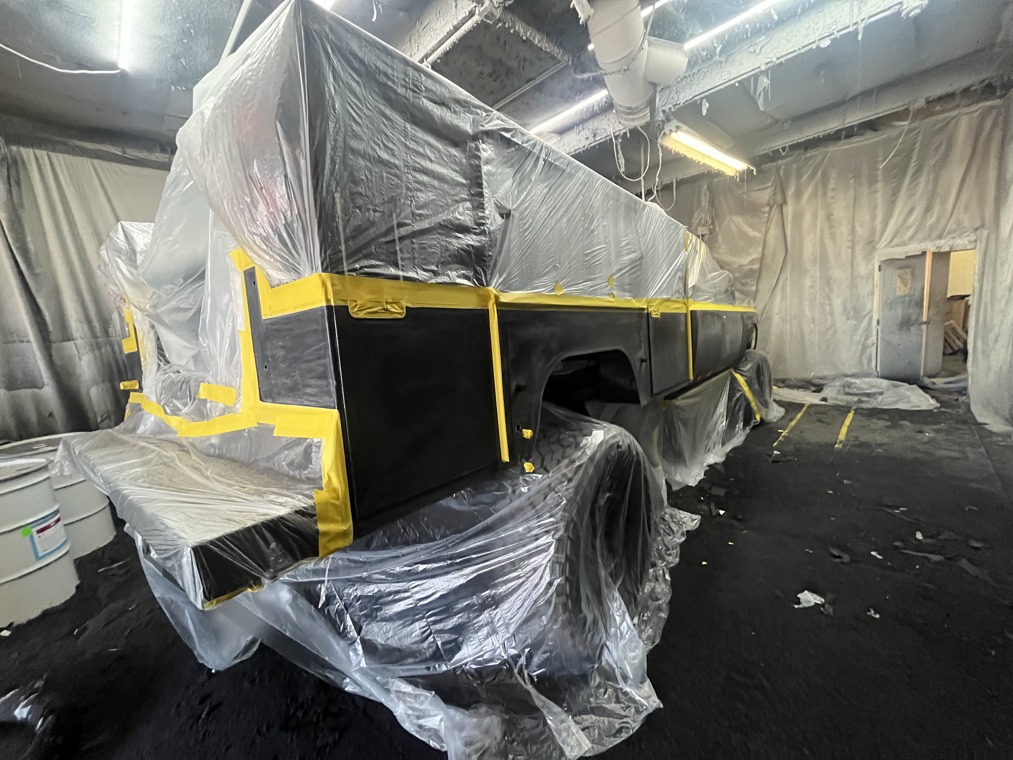 Utility body with Rhino Linings protective coating