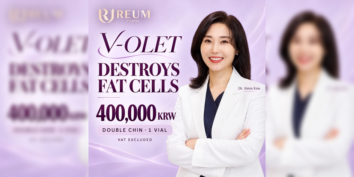 V-OLET Destroys Fat Cells: Target Your Double Chin | Seoul