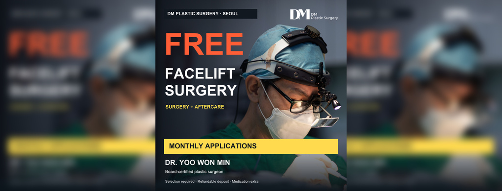 Free Facelift Surgery in Seoul | Monthly Applications