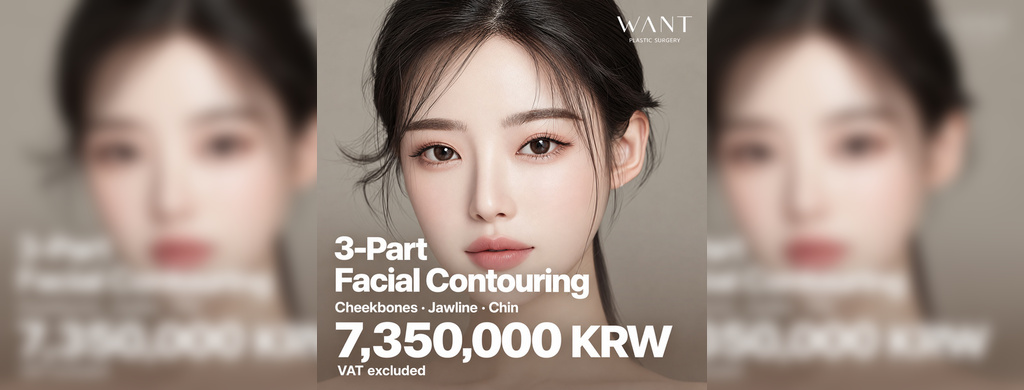 3-Point Facial Contouring: Cheekbone, Jaw & Chin — 7.35M KRW