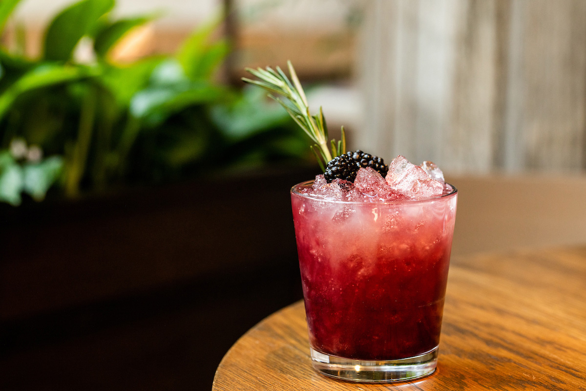 Green Chile Bramble Cocktail 