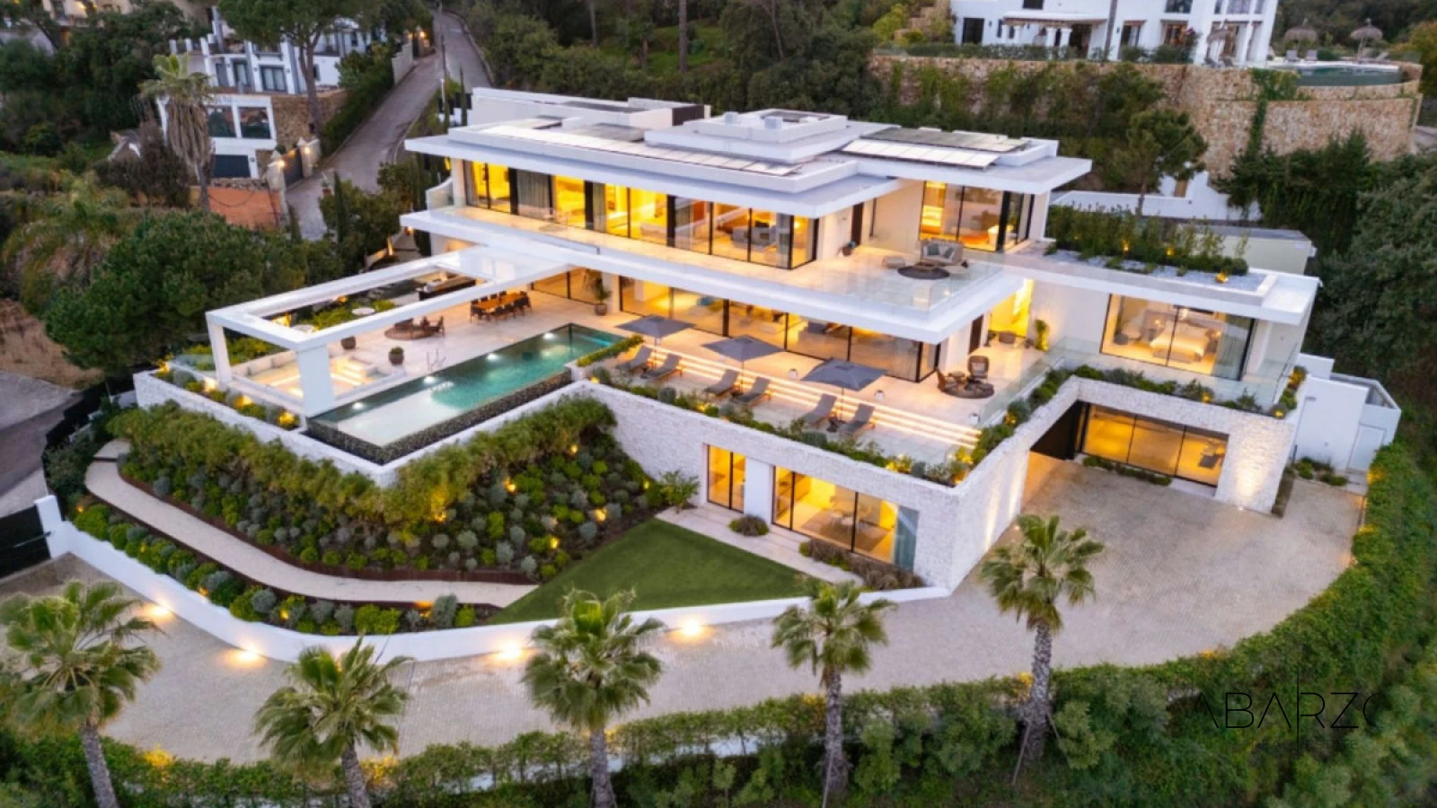 Exceptional Contemporary Villa for Sale in El Madroñal, Marbella with Panoramic Sea Views — luxury property for sale in El Madroñal, Benahavís