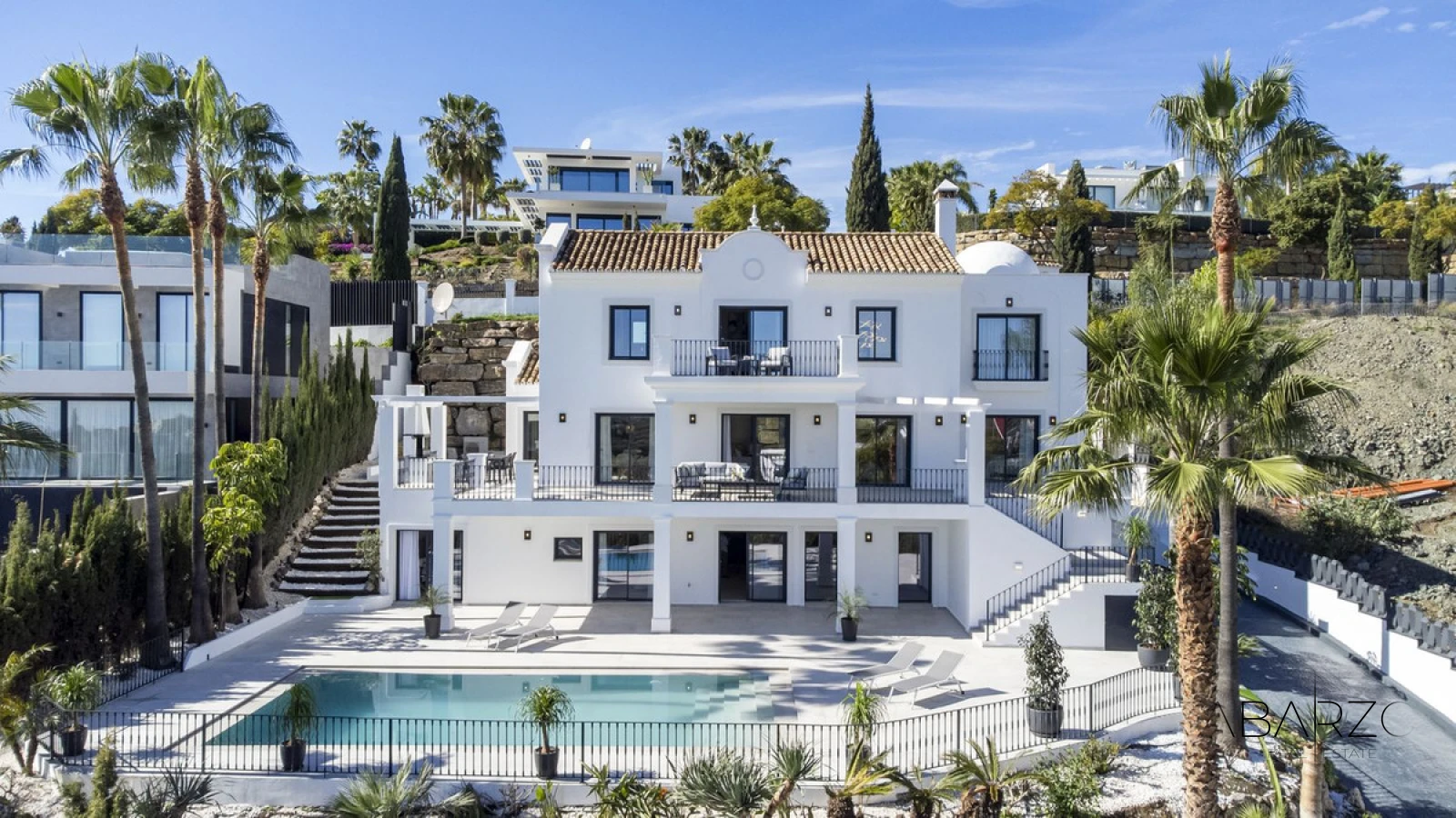Fully Renovated Villa with Panoramic Sea Views in Los Flamingos Golf Resort — luxury property for sale in Los Flamingos, Benahavís