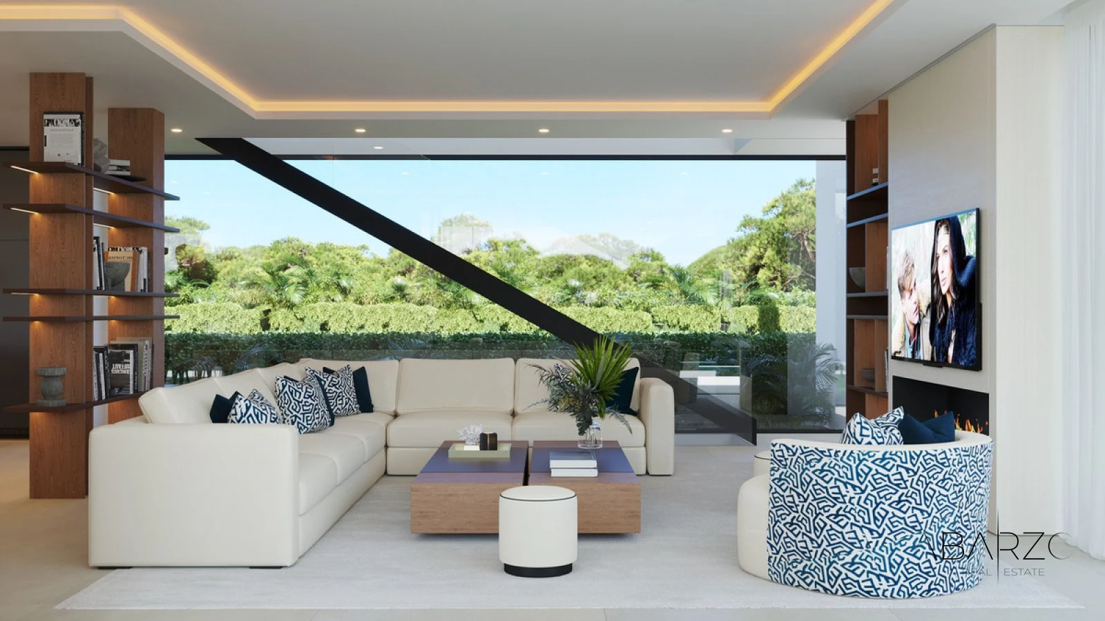 Villa espectacular en Artola Alta con vistas al golf y al mar — interior, Marbella East, Marbella (4 of 11)