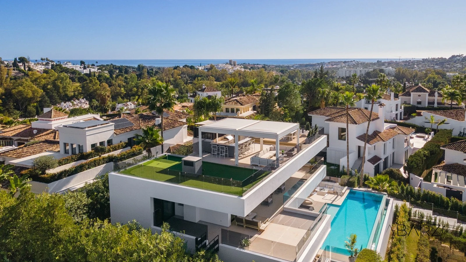 Villa con vistas al golf y al mar en Nueva Andalucía — interior, Nueva Andalucía, Marbella (38 of 49)