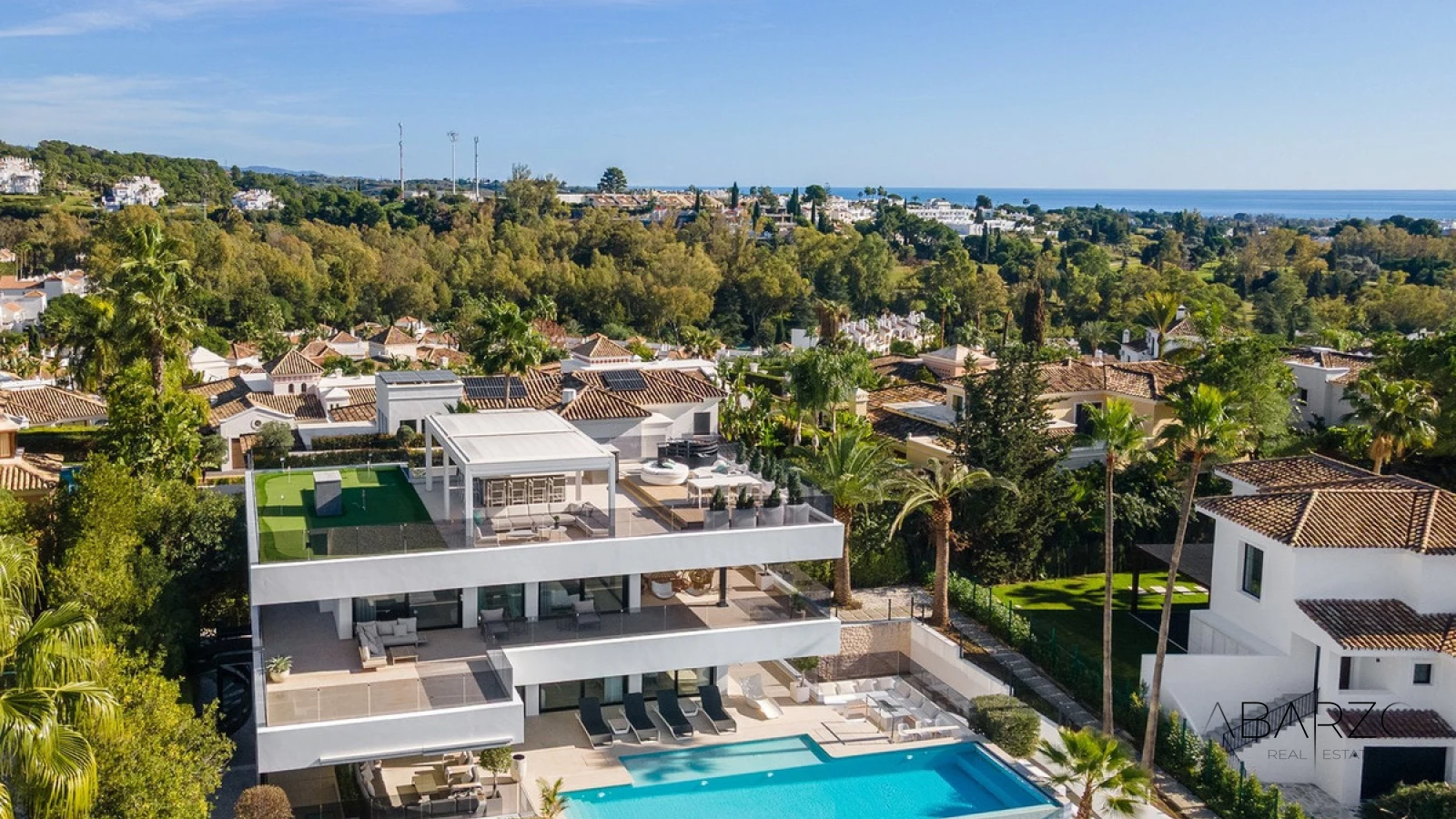 Villa con vistas al golf y al mar en Nueva Andalucía — interior, Nueva Andalucía, Marbella (47 of 49)
