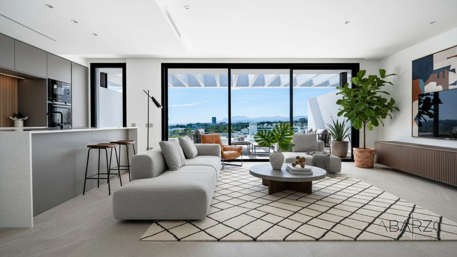 Ático con piscina en la azotea y vistas al mar en Marbella Este — interior, Marbella East, Marbella (2 of 42)
