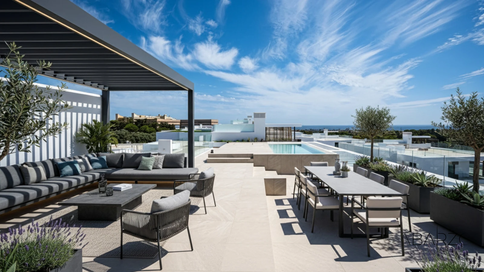 Penthouse with rooftop pool and sea views  in Marbella East — interior, Marbella East, Marbella (3 of 44)