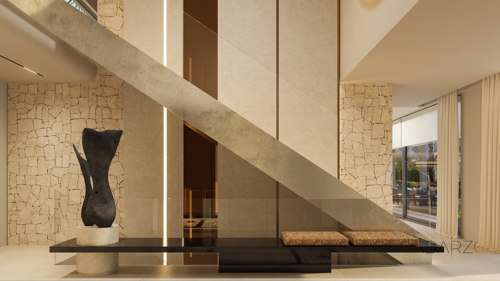 New Build Villas with community SPA, gym and indoor pool in Marbella — interior, Nueva Andalucía, Marbella (49 of 59)