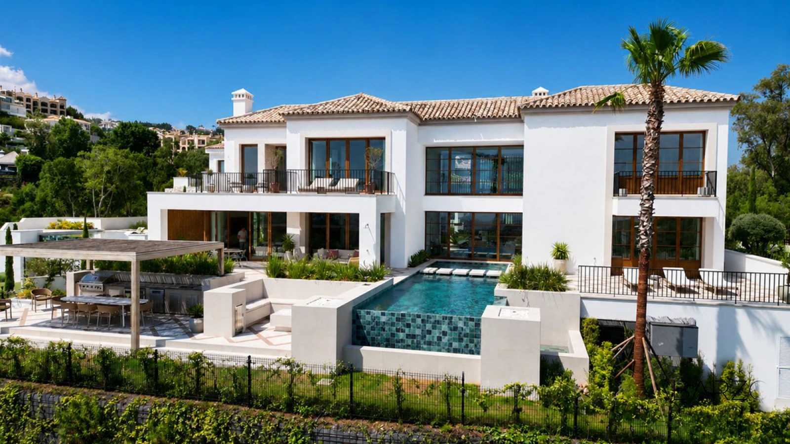 Villa Serena: Contemporary 5-Bedroom Villa in The Hills, La Quinta with Panoramic Sea Views — luxury property for sale in La Quinta, Benahavís