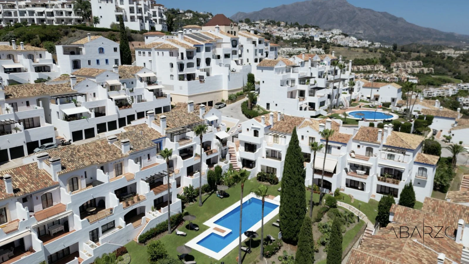 Reformed Townhouse with Mountain and Sea Views in Benahavis — luxury property for sale in Los Arqueros, Benahavís