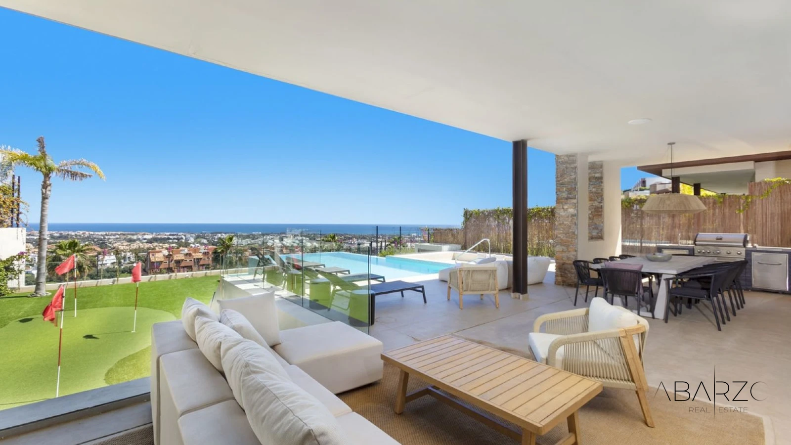 Villa with panoramic sea views with private infinity pool and terraces in Benahavís — interior, Marbella Club Golf Resort, Benahavís (16 of 37)
