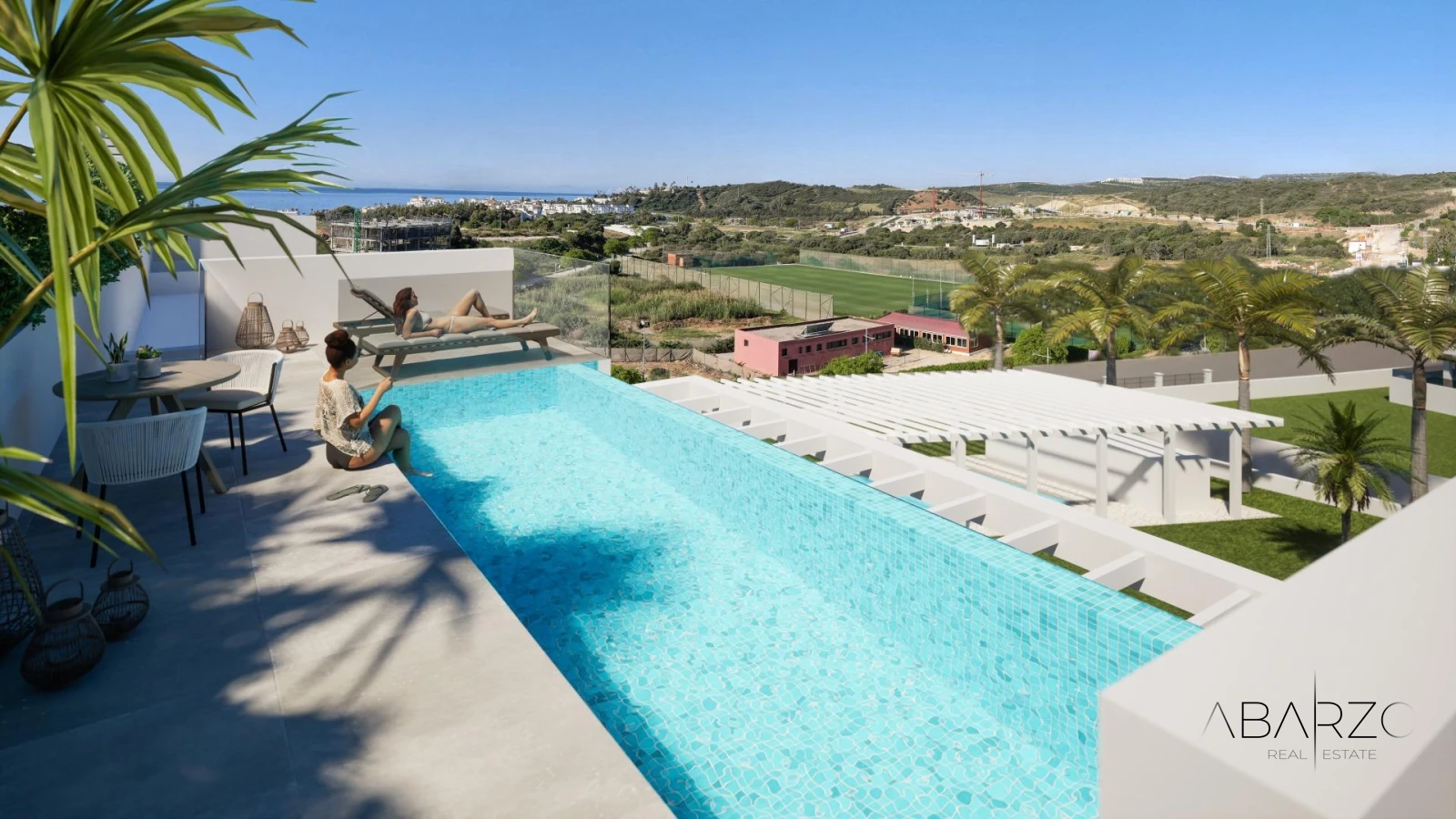 New Build Apartments with Sea Views and Private Pools in La Gaspara, Estepona — luxury property for sale in West Estepona, Estepona