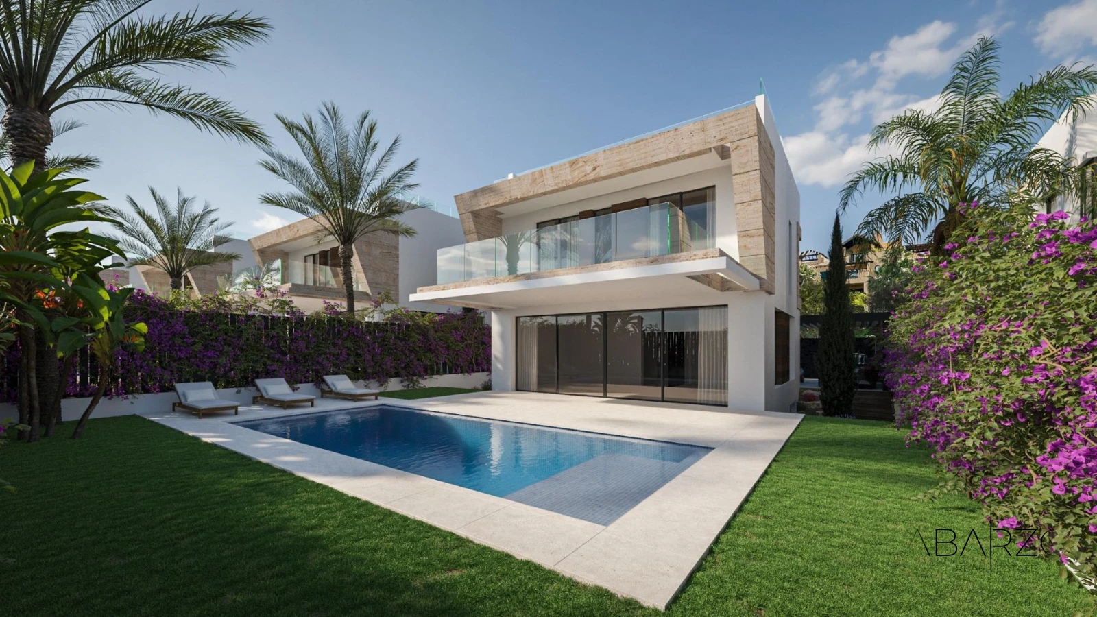 Exclusive New Build Villas in Estepona near El Campanario Golf with Private Pool and Panoramic Views — luxury property for sale in New Golden Mile, Estepona