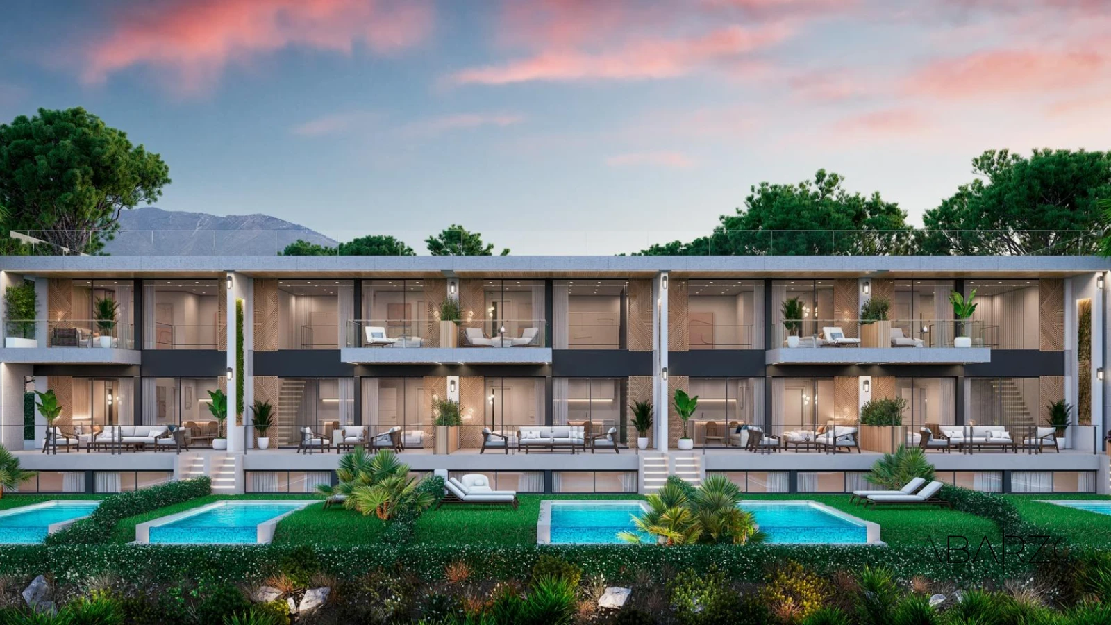 Luxury New Build Residential Complex in Nueva Andalucía, Marbella with Spa and Golf Views — luxury property for sale in Nueva Andalucia, Marbella