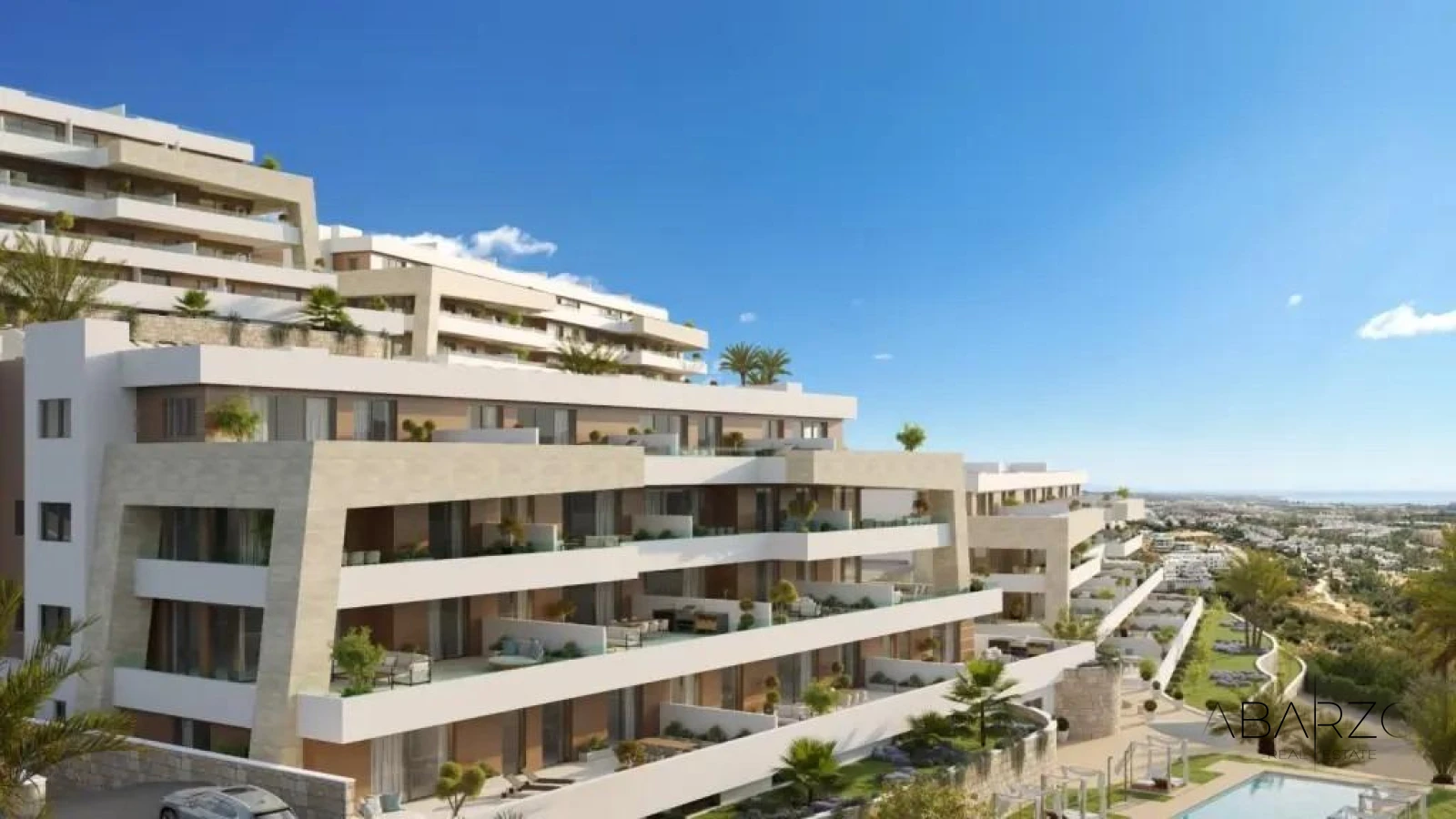 New Build Luxury Apartments in New Golden Mile Estepona with Sea Views — luxury property for sale in New Golden Mile, Estepona