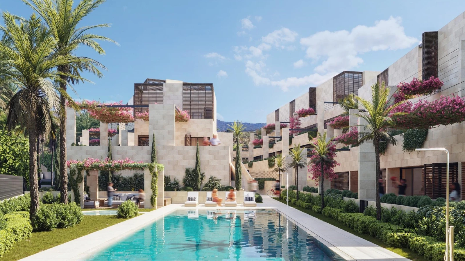 New Build Residential Complex in Estepona with Sea Views and Private Terraces — luxury property for sale in New Golden Mile, Estepona