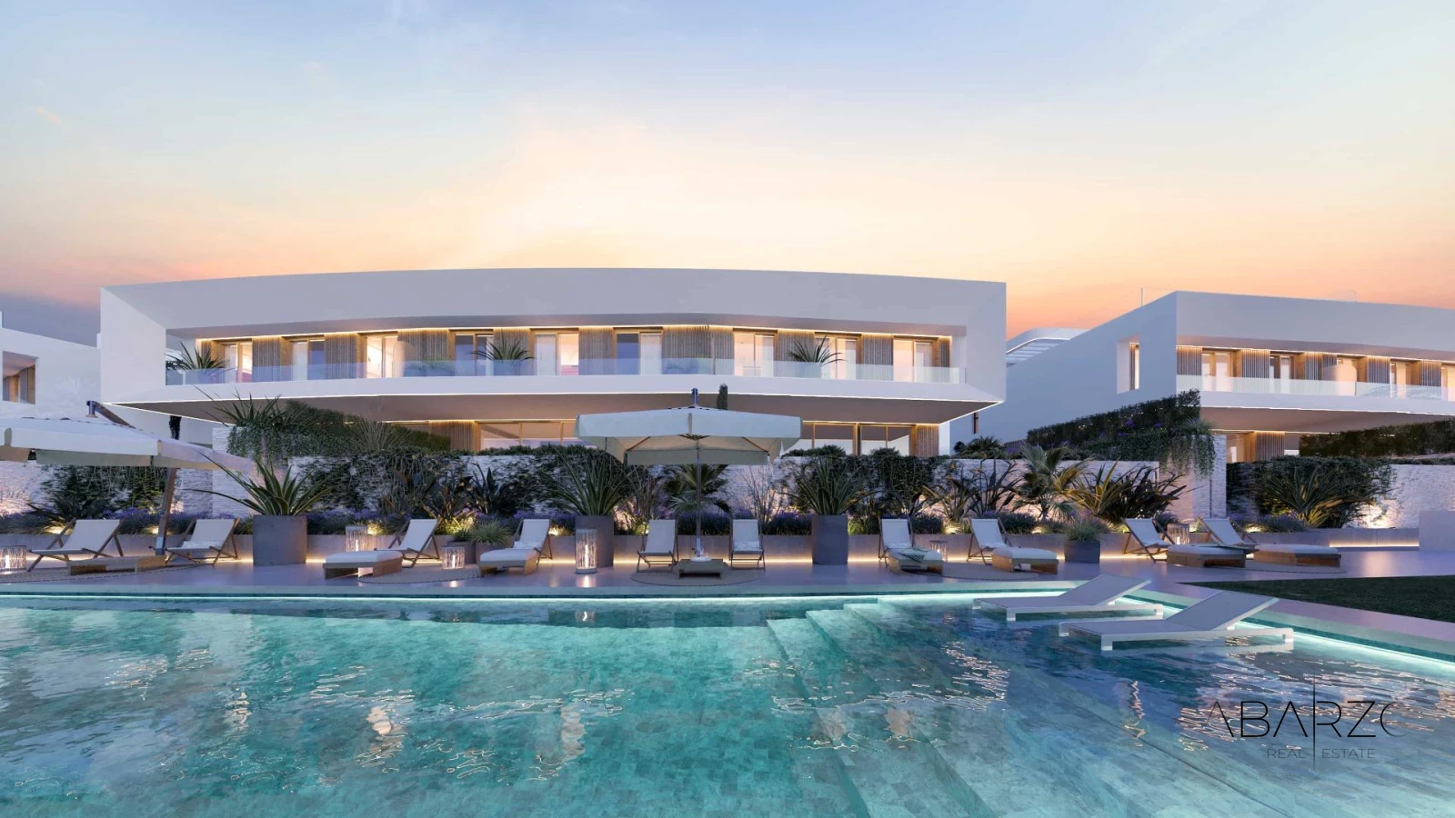 New Build Townhouses in El Paraíso, Málaga with Golf Views and Pool — luxury property for sale in New Golden Mile, Estepona