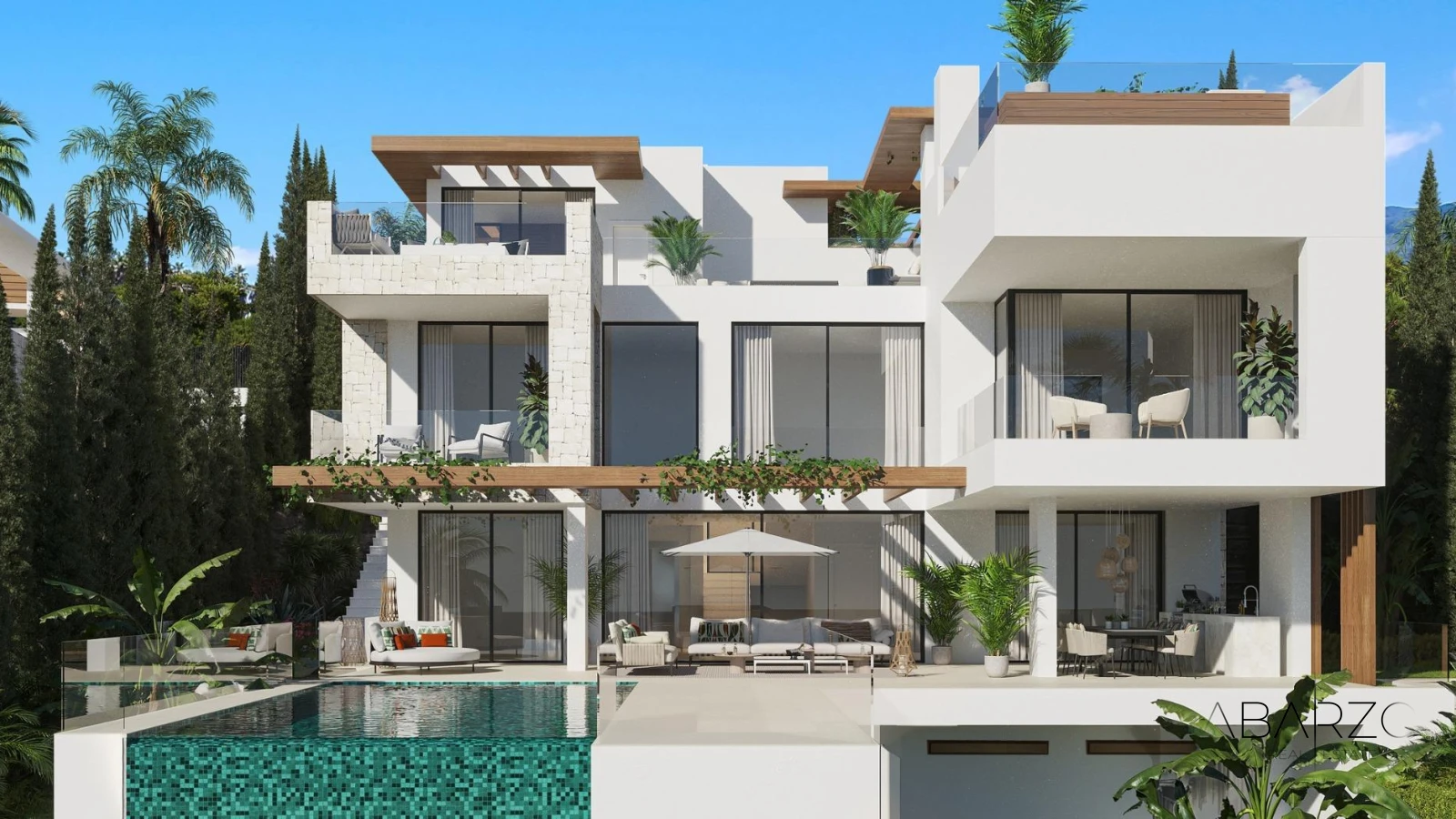 NEW BUILD LUXURY VILLA NEAR ESTEPONA WITH PANORAMIC MEDITERRANEAN VIEWS — interior, New Golden Mile, Estepona (2 of 49)