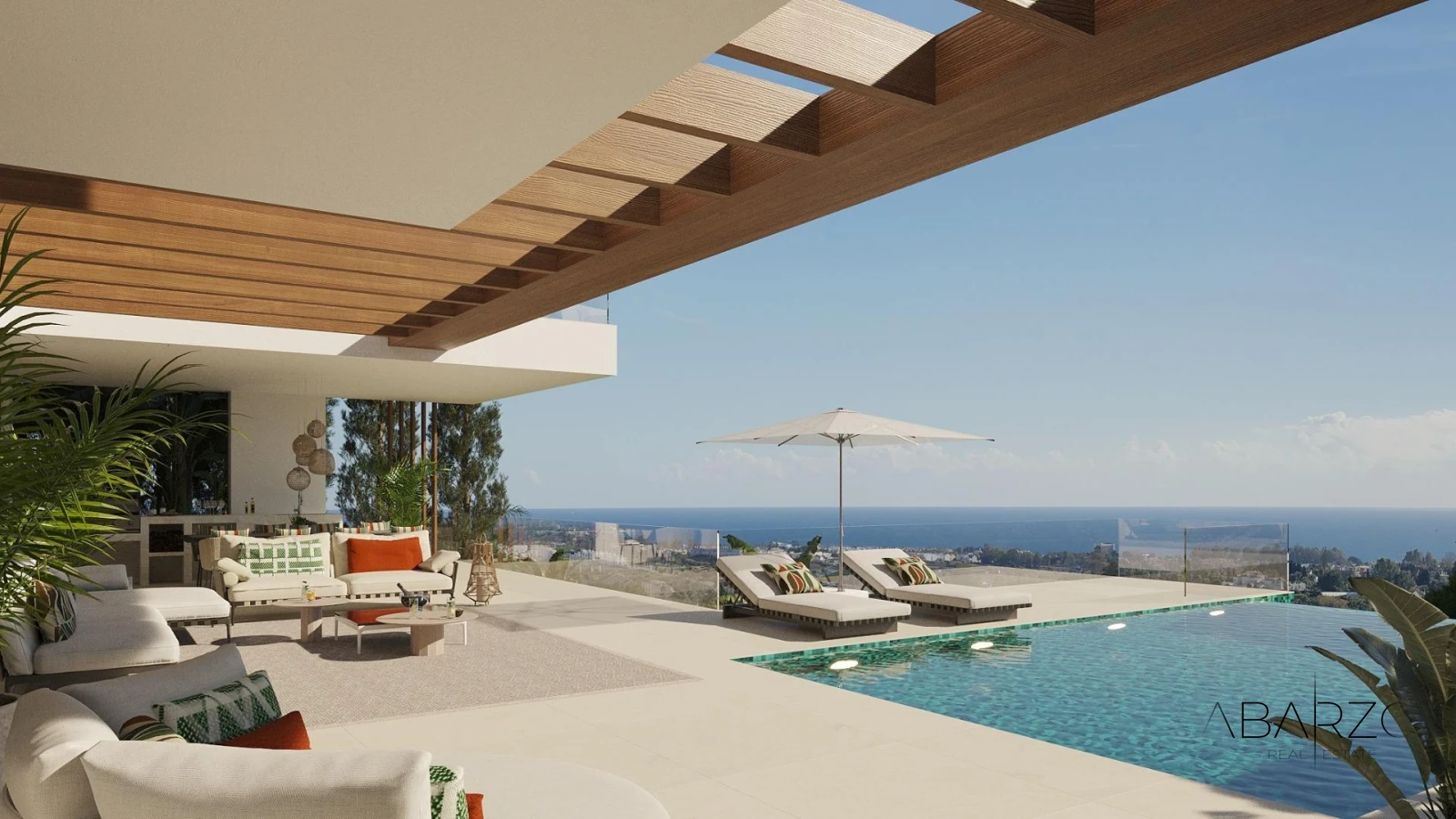 NEW BUILD LUXURY VILLA NEAR ESTEPONA WITH PANORAMIC MEDITERRANEAN VIEWS — luxury property for sale in New Golden Mile, Estepona