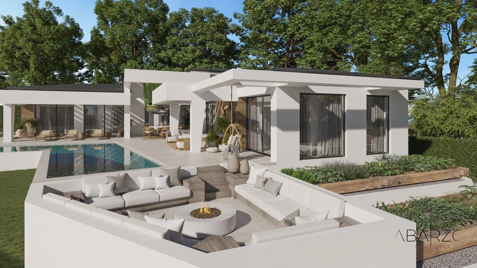 Exclusive luxury villa on the Costa del Sol with garden and pool — luxury property for sale in Nueva Andalucía, Marbella