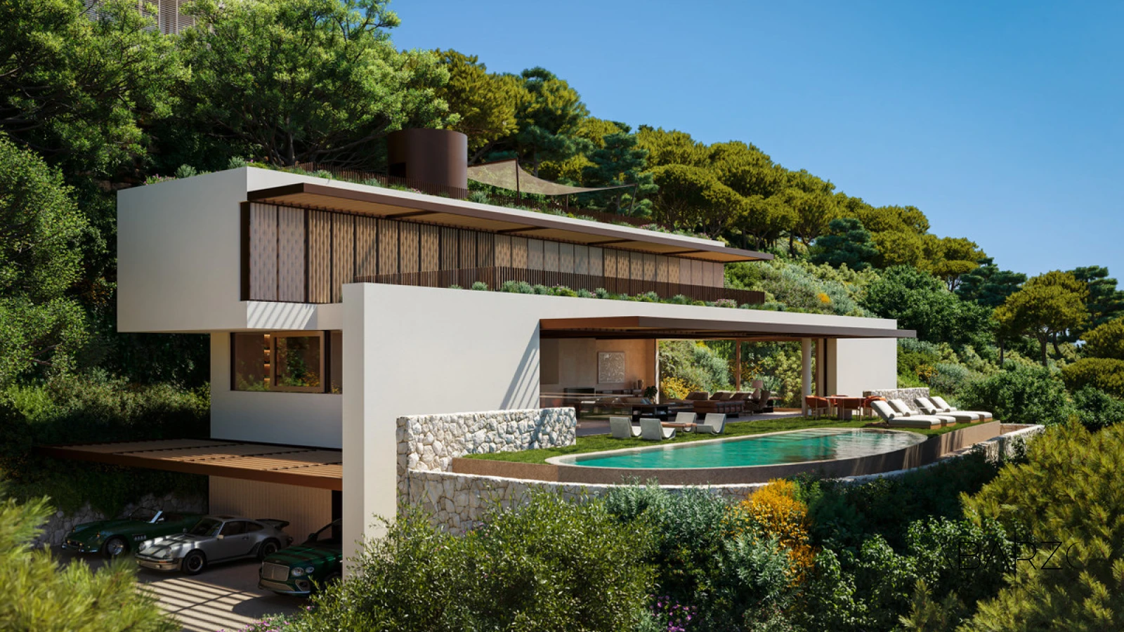 Contemporary Luxury Villa with Sea Views in El Madroñal, Infinity Pool & Private Lift — luxury property for sale in El Madroñal, Benahavís
