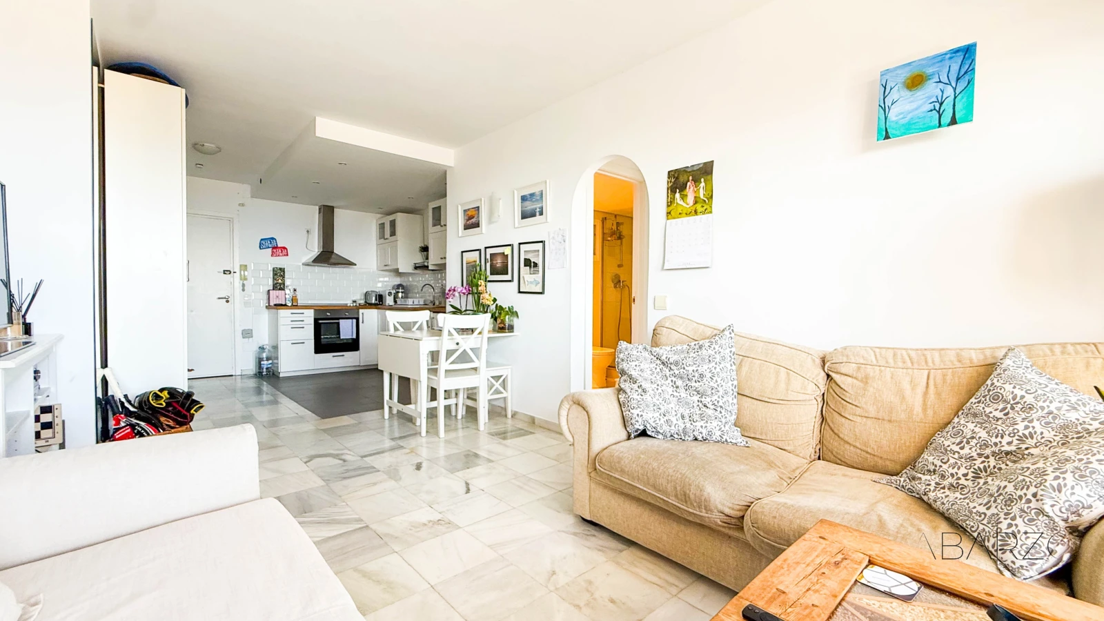 Apartment with spectacular sea views, community pool and tennis in Estepona Port — interior, Estepona Port, Estepona (6 of 34)