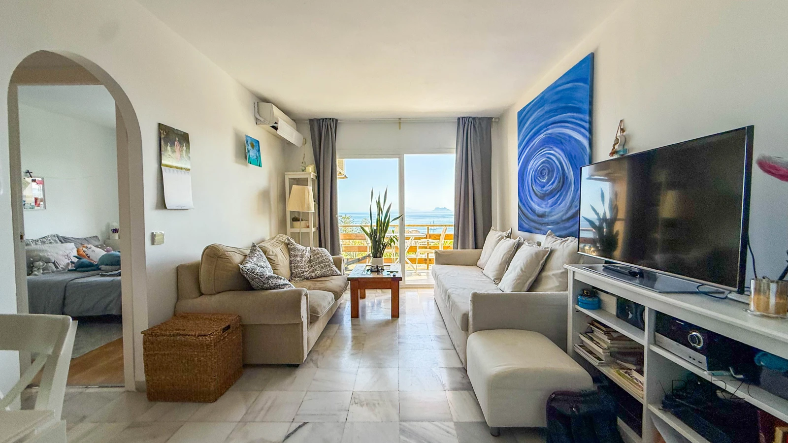 Apartment with spectacular sea views, community pool and tennis in Estepona Port — interior, Estepona Port, Estepona (4 of 34)