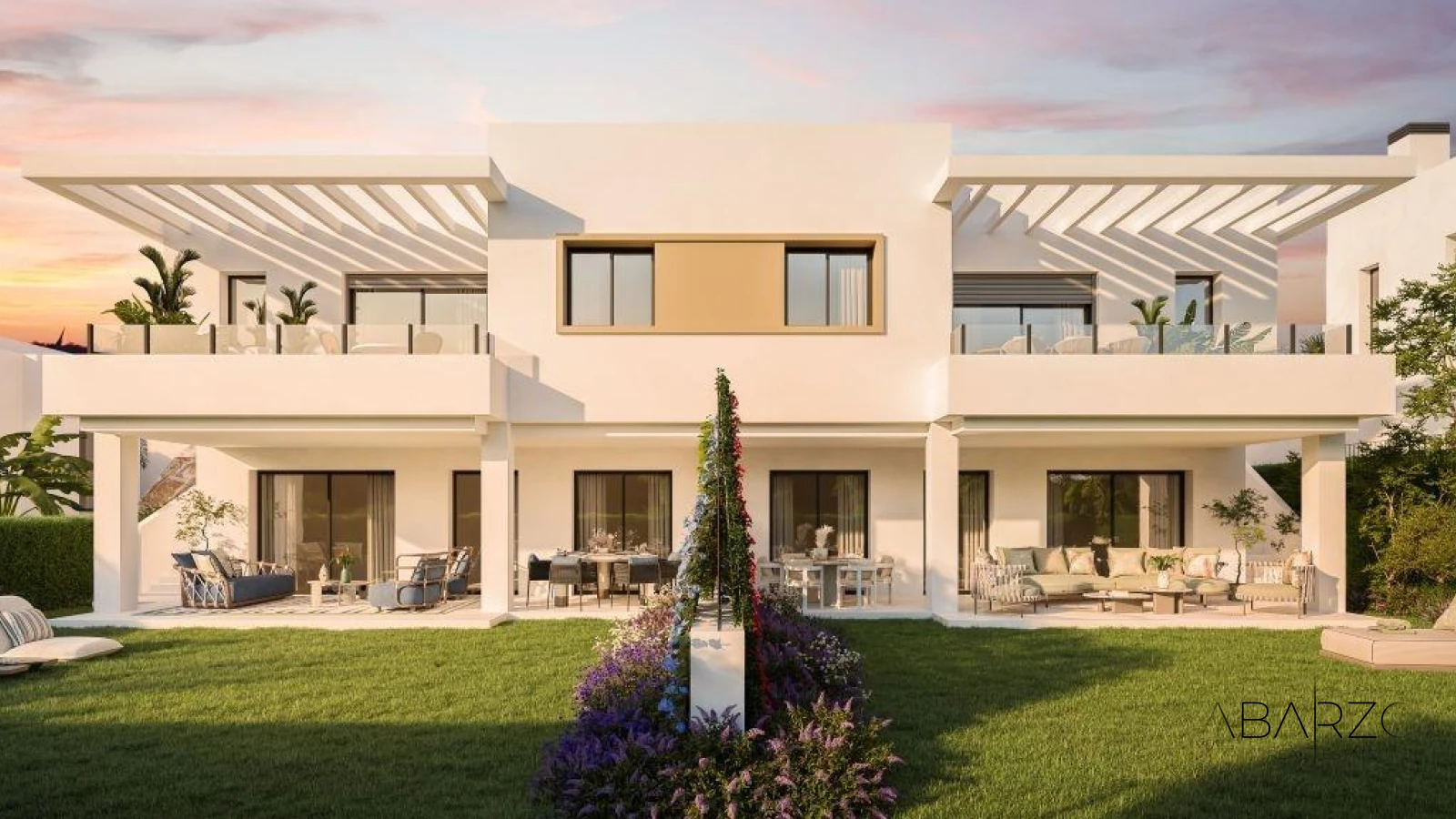 New Build Semi Detached Homes in Estepona Golf Near Beach and Golf Course — luxury property for sale in West Estepona, Estepona