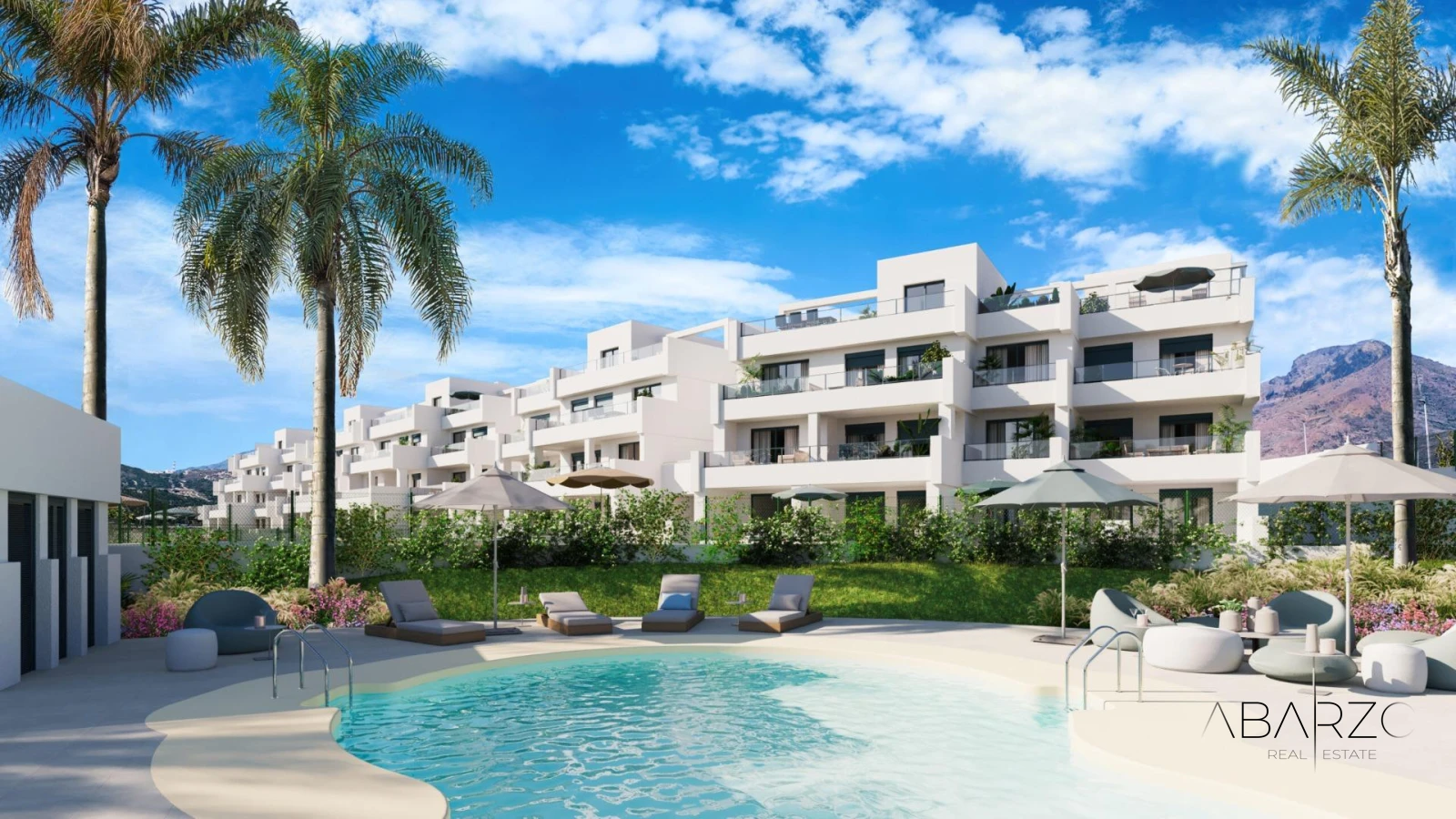 New Build Residential Complex near Estepona Golf with Duplex Penthouses and Garden Apartments — luxury property for sale in West Estepona, Estepona
