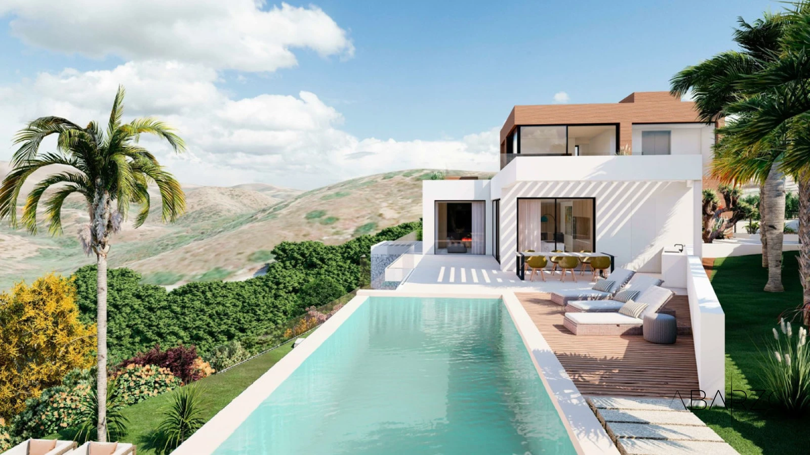 Luxury villa with pool and panoramic views in Artola, Marbella — luxury property for sale in Marbella East, Marbella