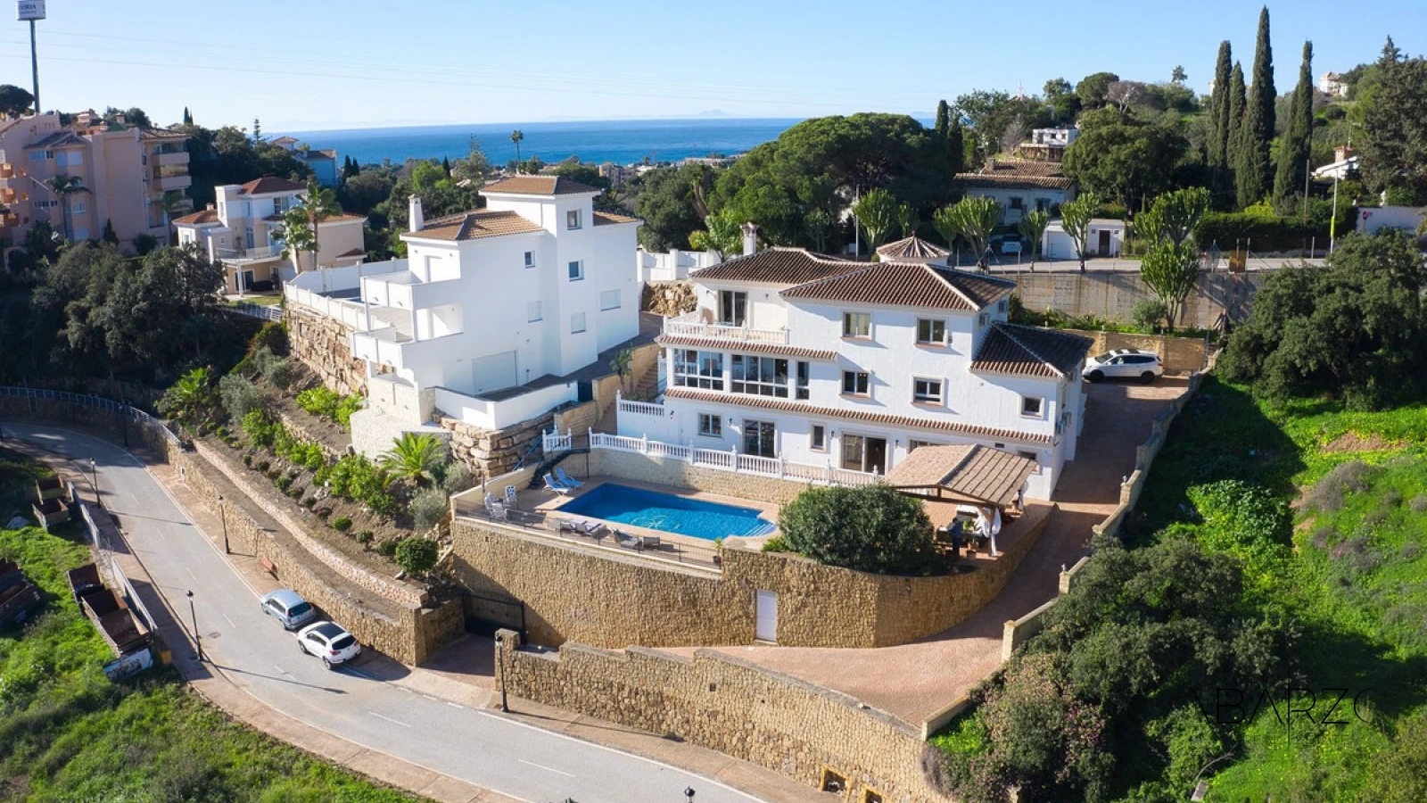 Exceptional 8-Bedroom Villa in Santa Maria Golf, Elviria with Sea Views and Heated Pool — luxury property for sale in Marbella East, Marbella