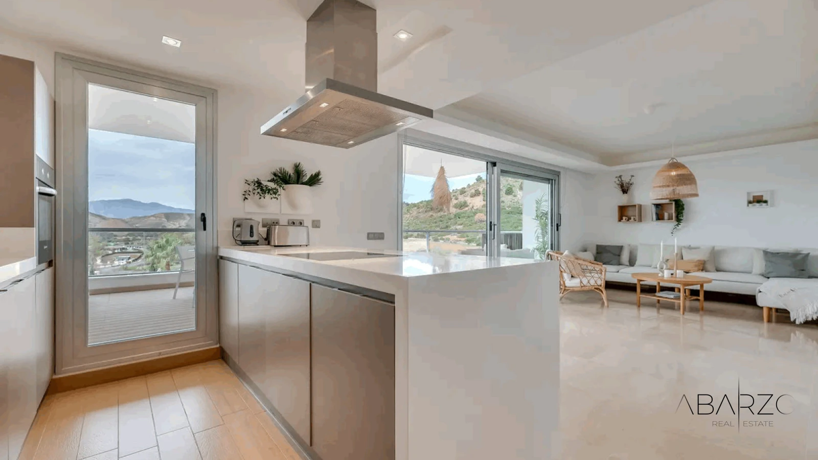 Modern luxury apartment in Avalon, Benahavís with mountain, golf, and sea views — interior, Los Arqueros, Benahavís (5 of 49)