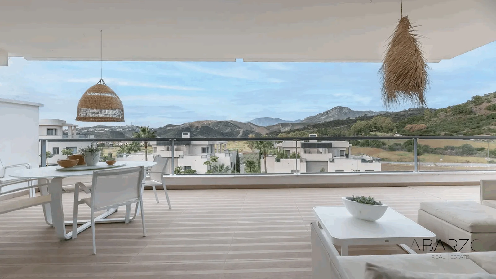 Modern luxury apartment in Avalon, Benahavís with mountain, golf, and sea views — interior, Los Arqueros, Benahavís (10 of 49)