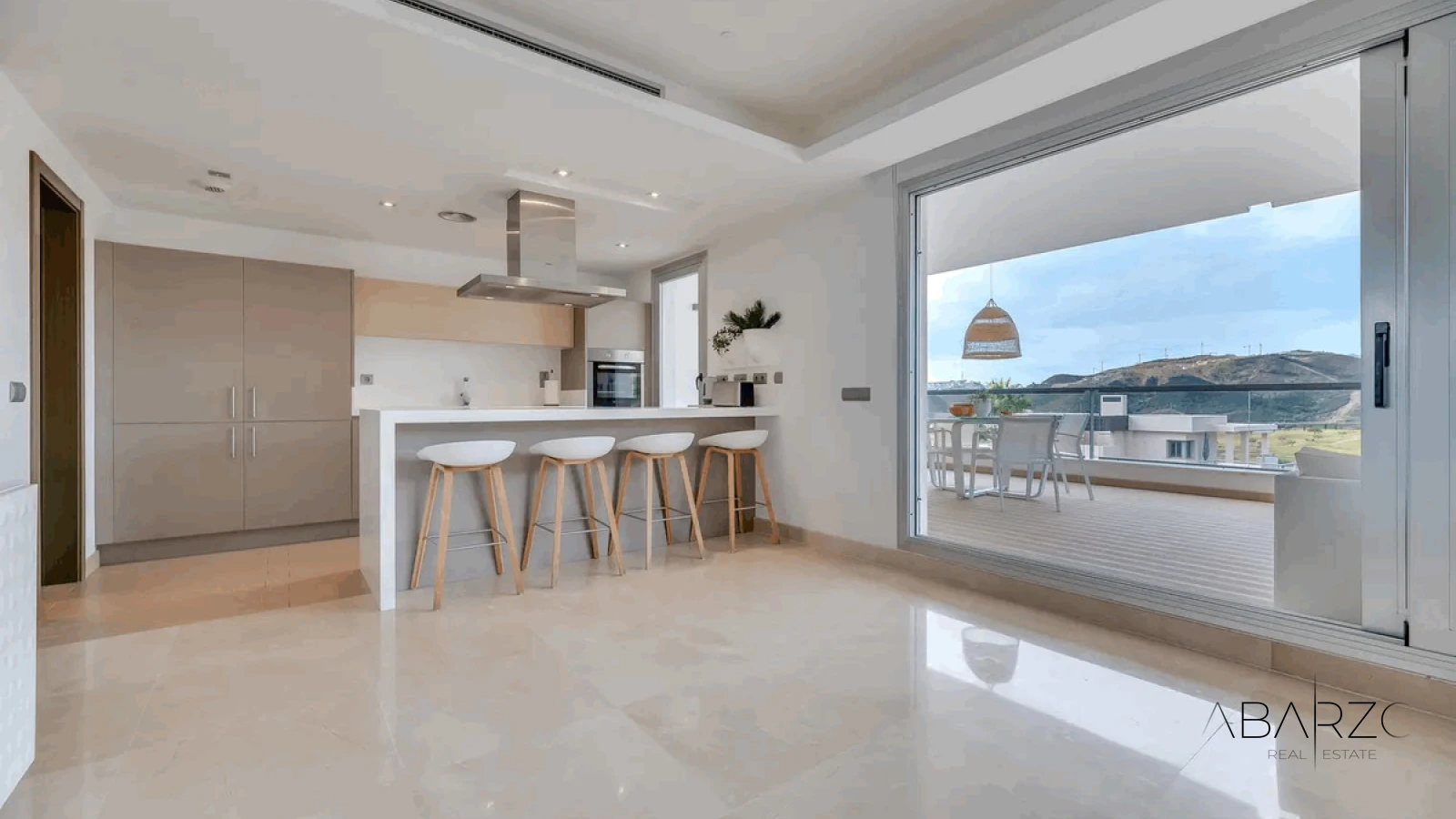 Modern luxury apartment in Avalon, Benahavís with mountain, golf, and sea views — interior, Los Arqueros, Benahavís (6 of 49)