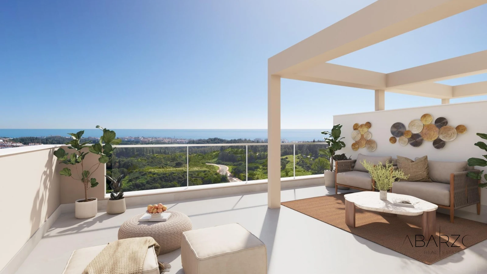 New Sea View Apartments in Mijas, Málaga – Modern Living on the Costa del Sol — luxury property for sale in El Chaparral, Mijas