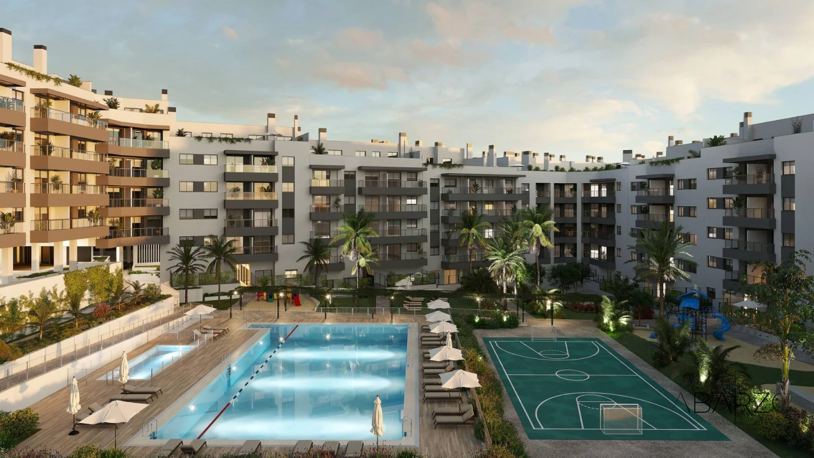 New Build Apartments and Penthouses in Mijas Costa with Pool and Garage — luxury property for sale in Mijas