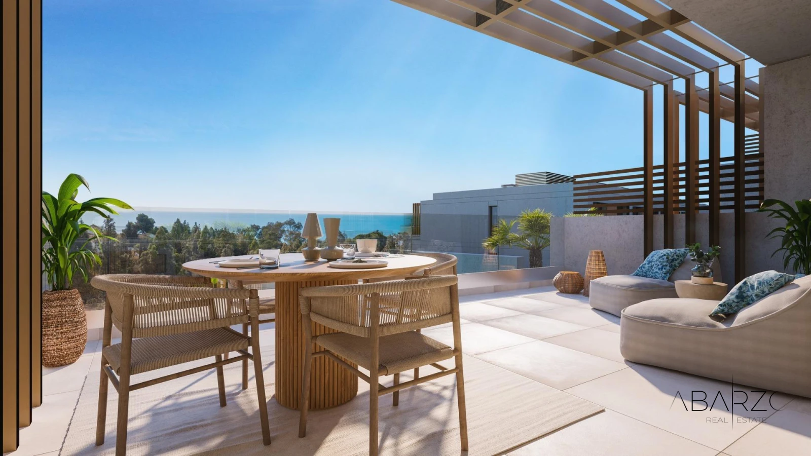 New Build Frontline Golf Townhouse 700 m from El Chaparral Beach, El Faro, Mijas — luxury property for sale in El Faro / Torrenueva, Mijas