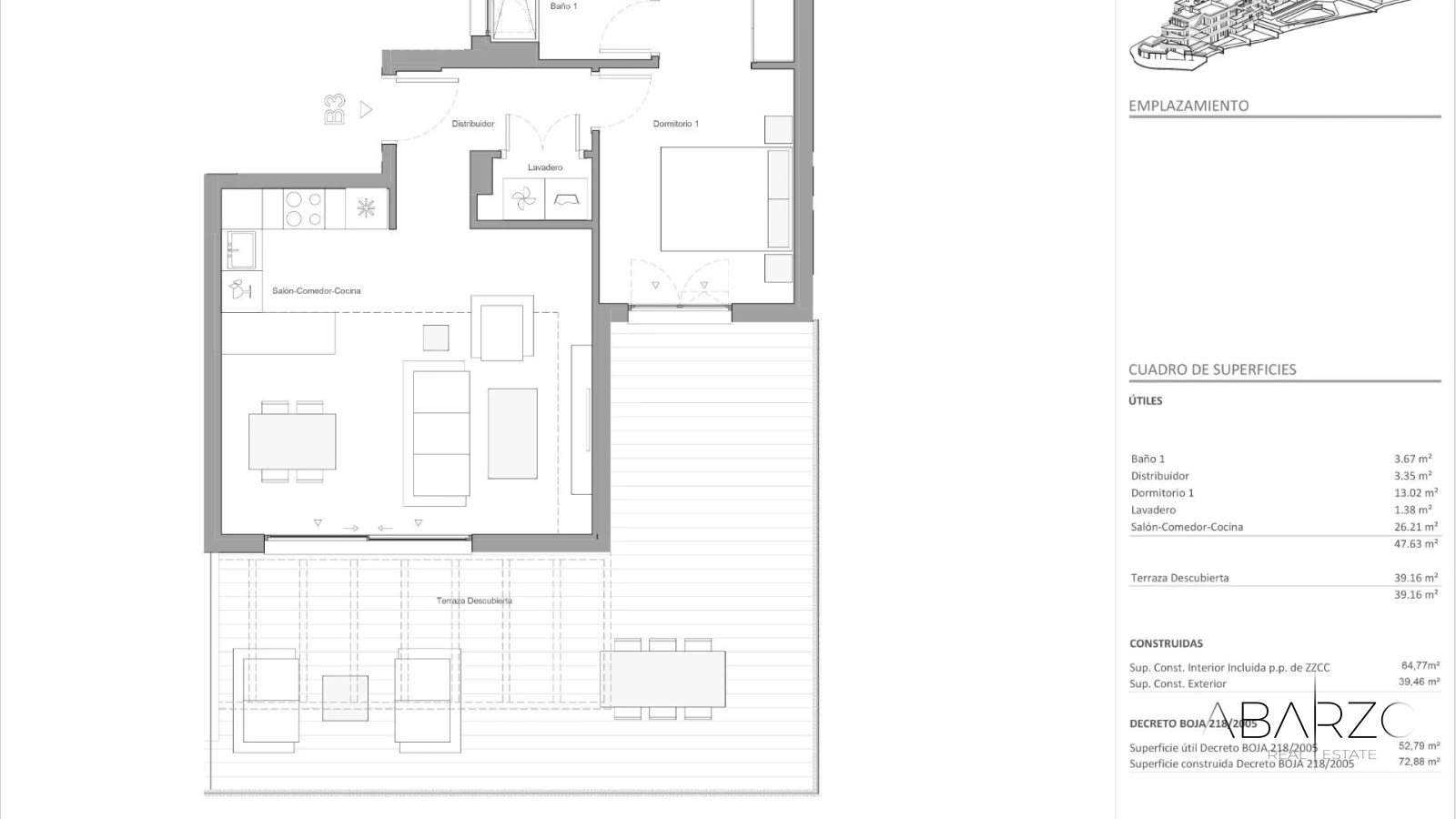 New Build One-Bedroom Penthouse with 39 m² Terrace near Teatro Auditorio, Estepona — interior, Estepona (7 of 8)