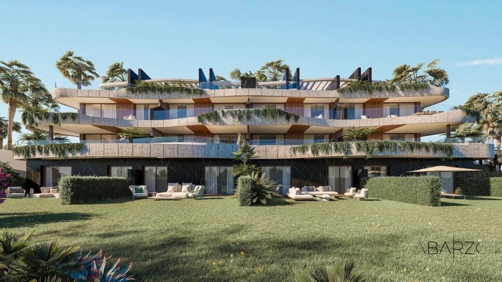 New Build Luxury Ground Floors and Penthouses in Elviria Hills, Marbella East with Private Pools — luxury property for sale in Marbella East, Marbella